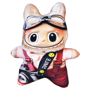 Купить 3D-подушка "Labubu5" 45 см. оптом